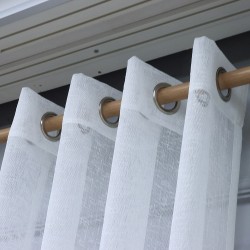 Lane 140x260 cm Wholesale Rustic Sewn Tulle Curtain Living and Bedroom Curtains 6 Models 100% Polyester